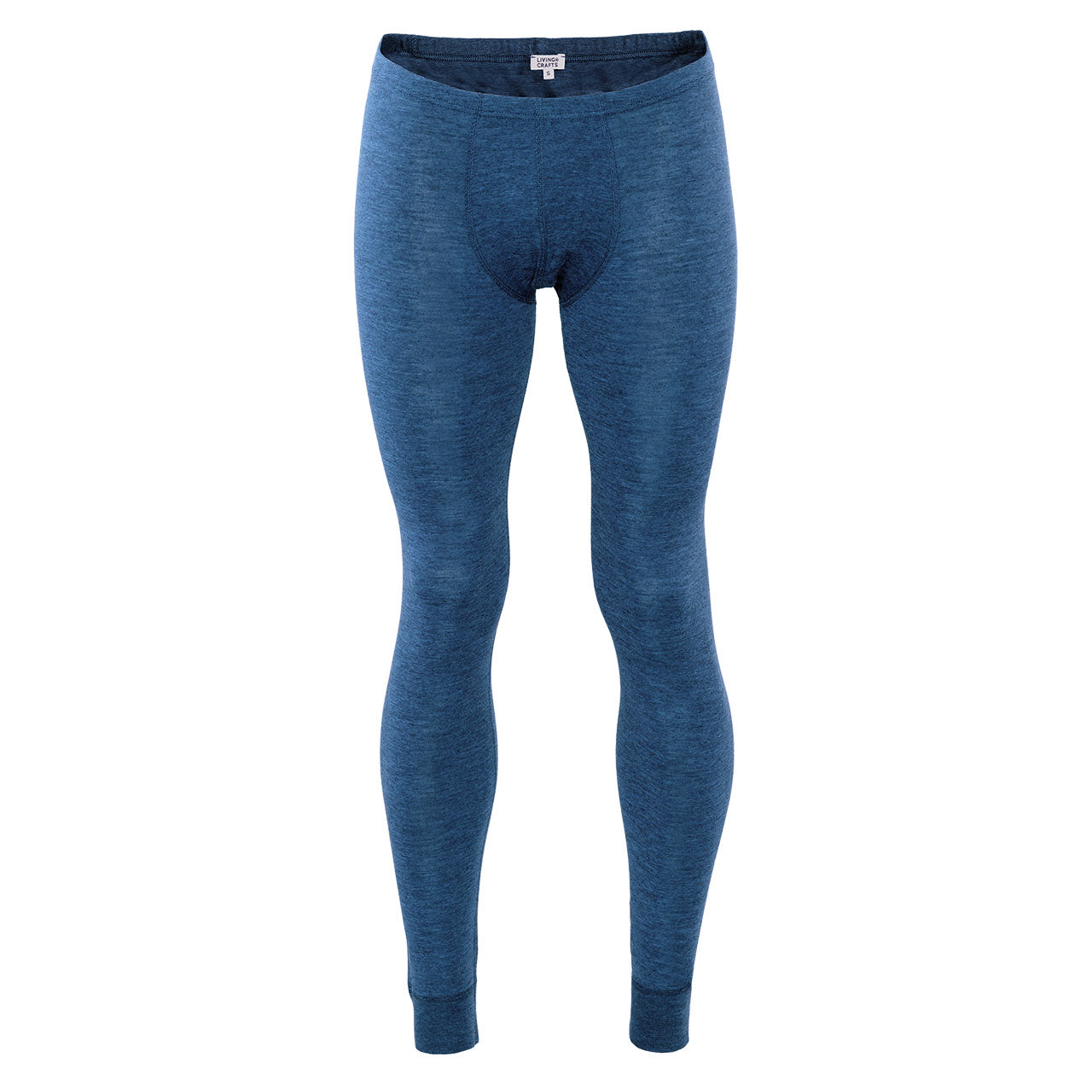 Living Crafts Linus Herren lange Unterhose aus Bio Merionowolle / Bio Baumwolle