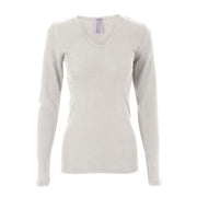 Living Crafts Felicia Damen Langarm-Shirt aus Bio Merinowolle / Seide