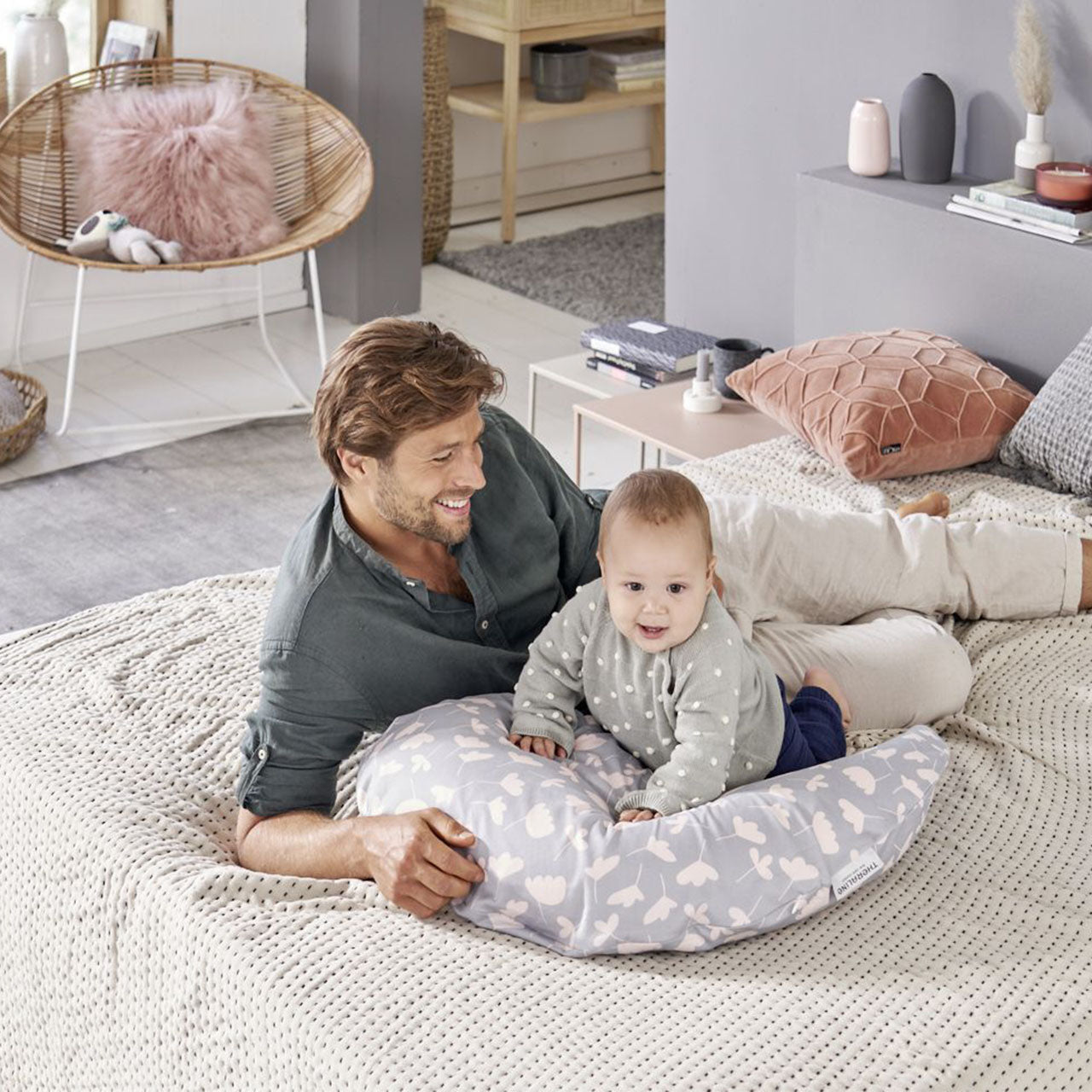Theraline Yinnie Bamboo Collection Stillkissen mit EPS-Mikroperlen Füllung
