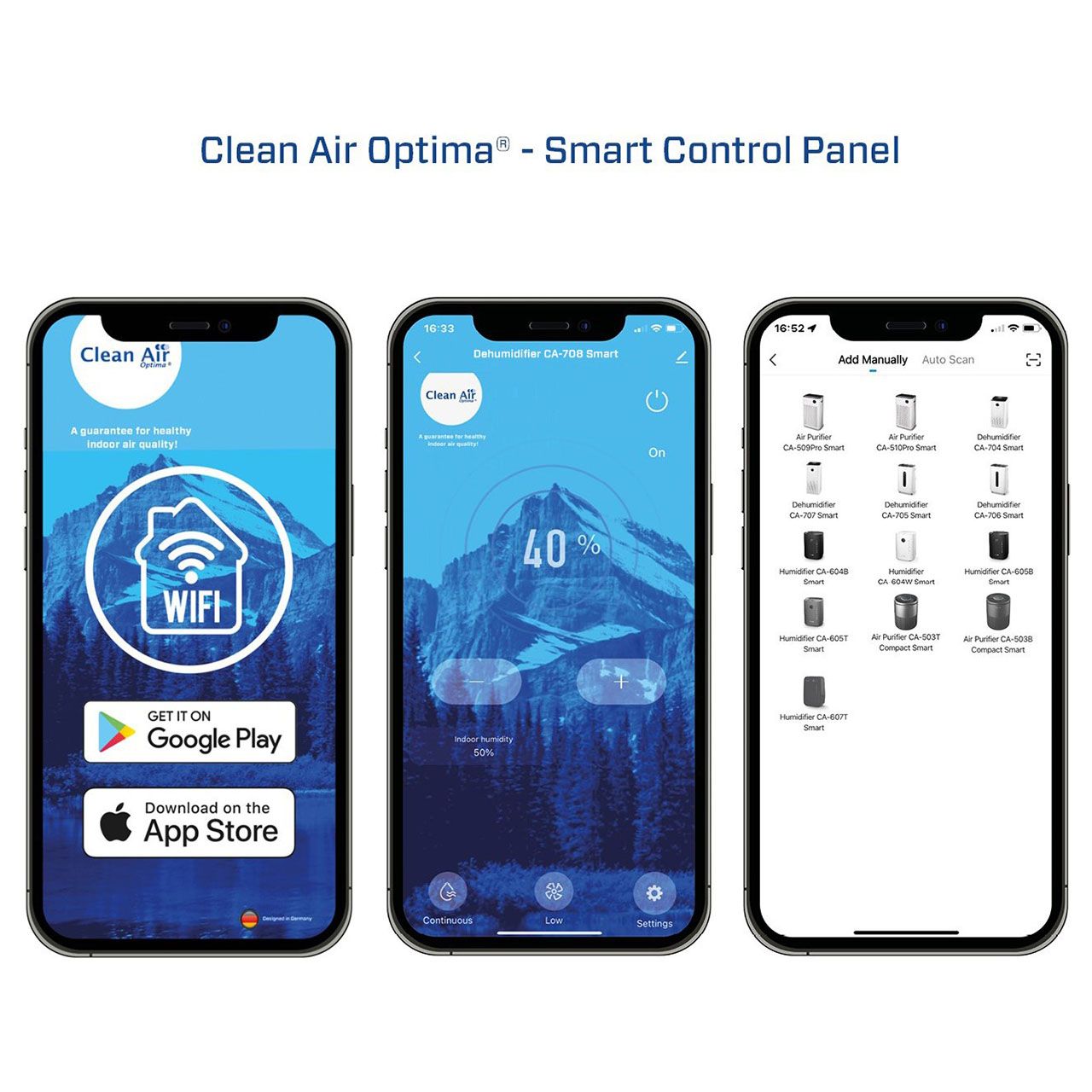Clean Air Optima® CA-708 Smart Luftentfeuchter