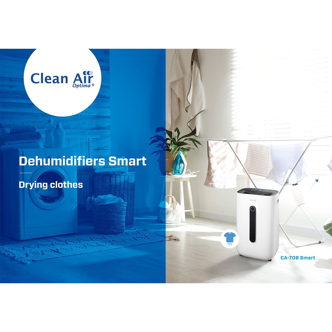 Clean Air Optima® CA-708 Smart Luftentfeuchter