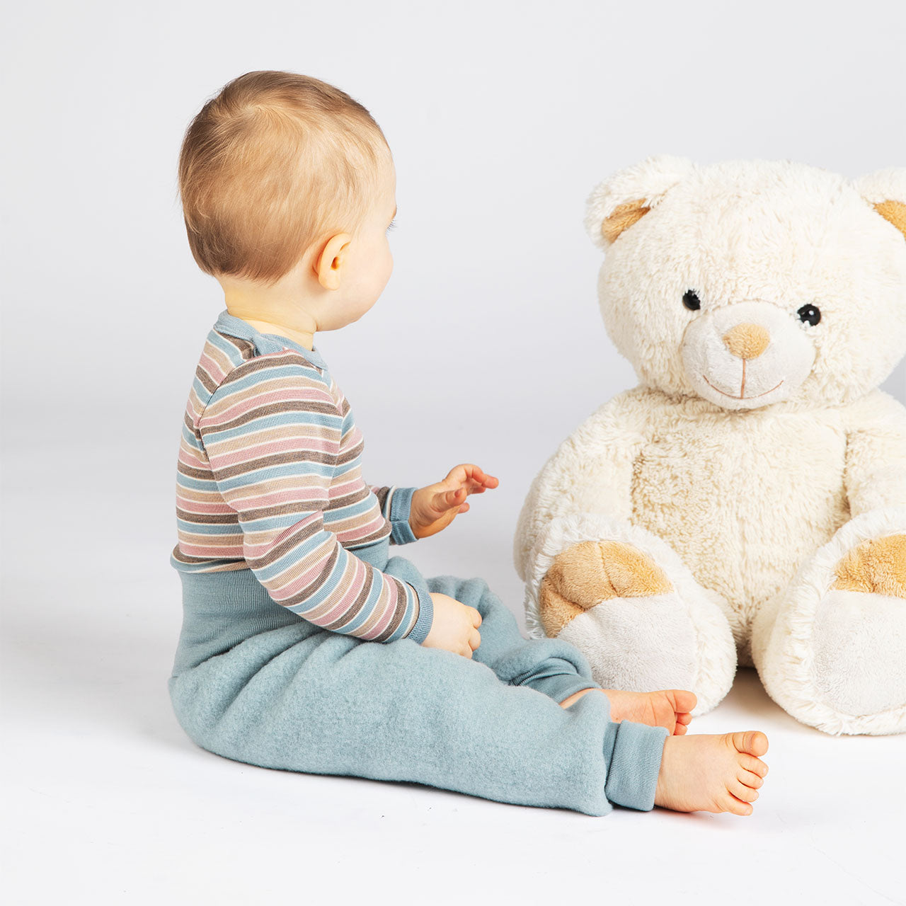 Engel Schlupf-Babyhose mit Bund aus Bio Wolle
