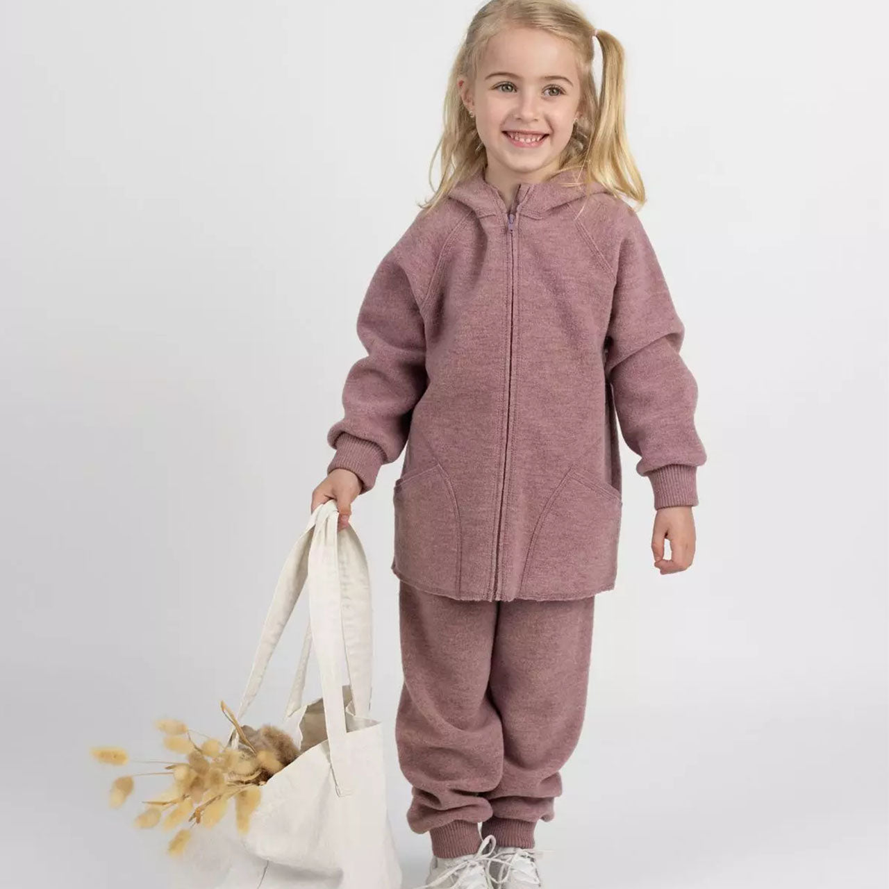Engel Baby Hose mit Bund aus Merinoschurwolle/Wollwalk
