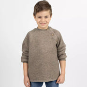 Engel Baby Pulli mit Knopfleiste aus Merinoschurwolle/Fleece