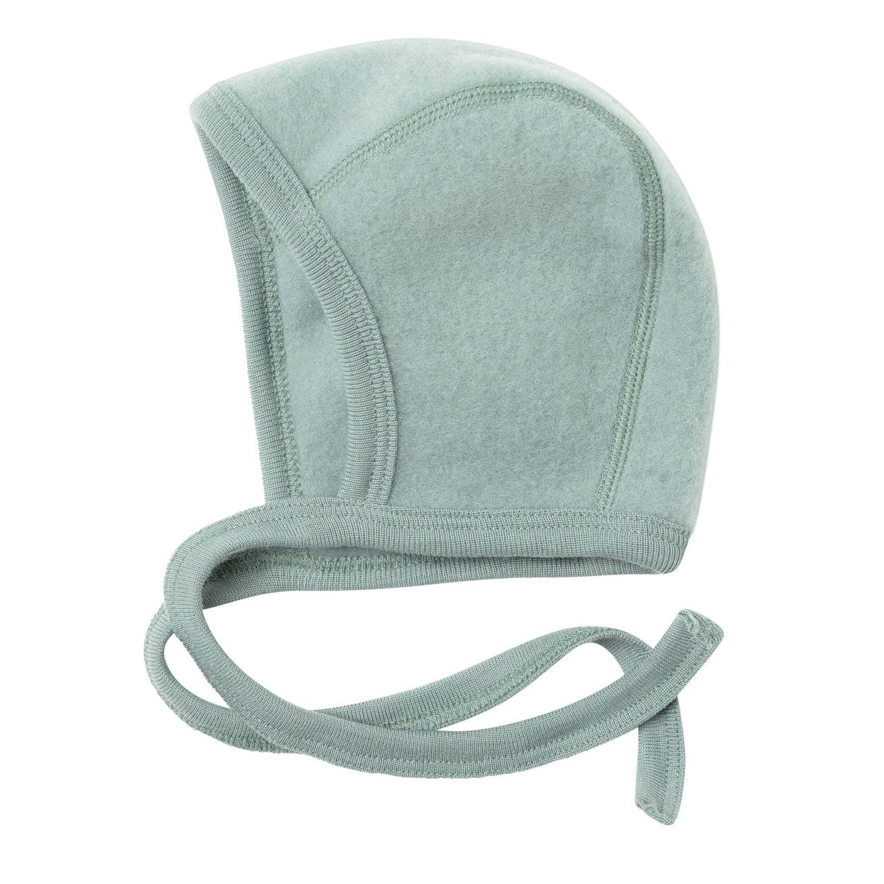 Engel Baby Häubchen aus Merinoschurwolle/Fleece