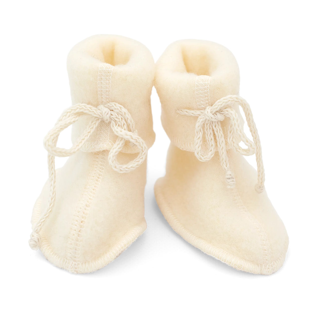 Engel Baby Schühchen mit Bändel aus Merinoschurwolle/Fleece