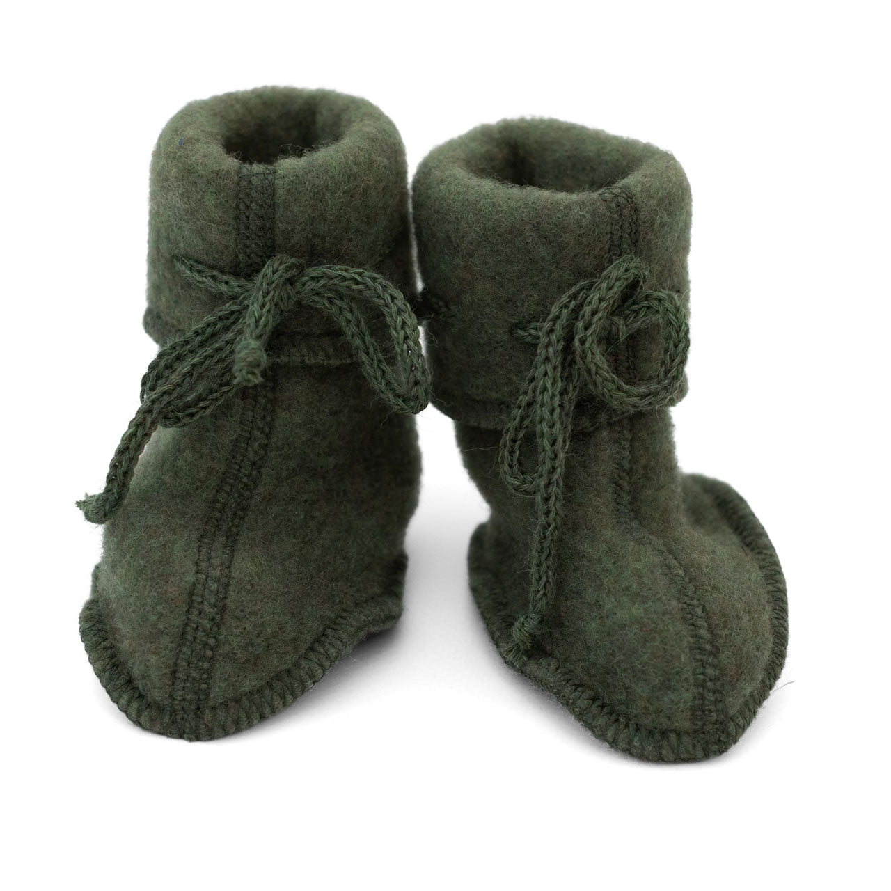 Engel Baby Schühchen mit Bändel aus Merinoschurwolle/Fleece