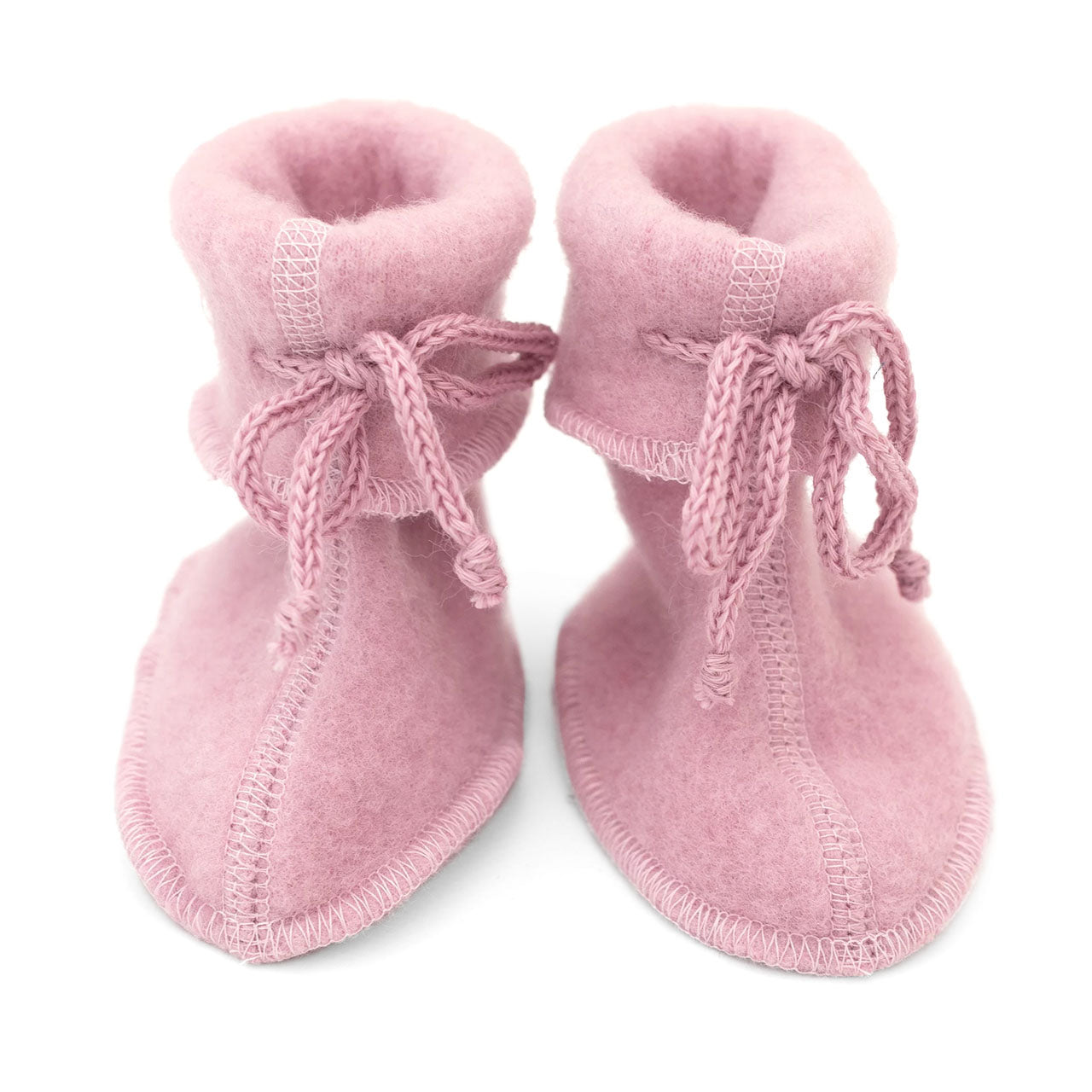 Engel Baby Schühchen mit Bändel aus Merinoschurwolle/Fleece