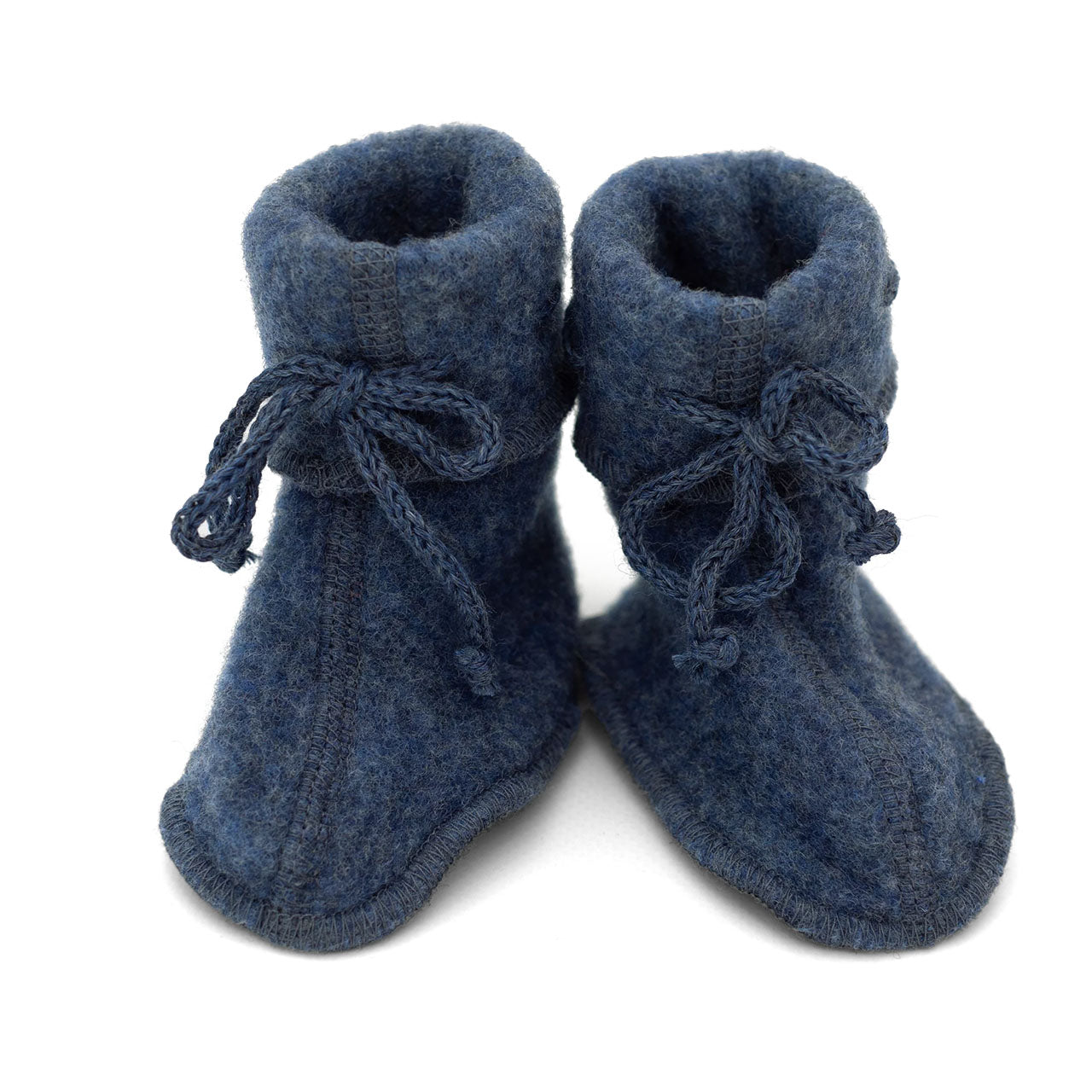 Engel Baby Schühchen mit Bändel aus Merinoschurwolle/Fleece