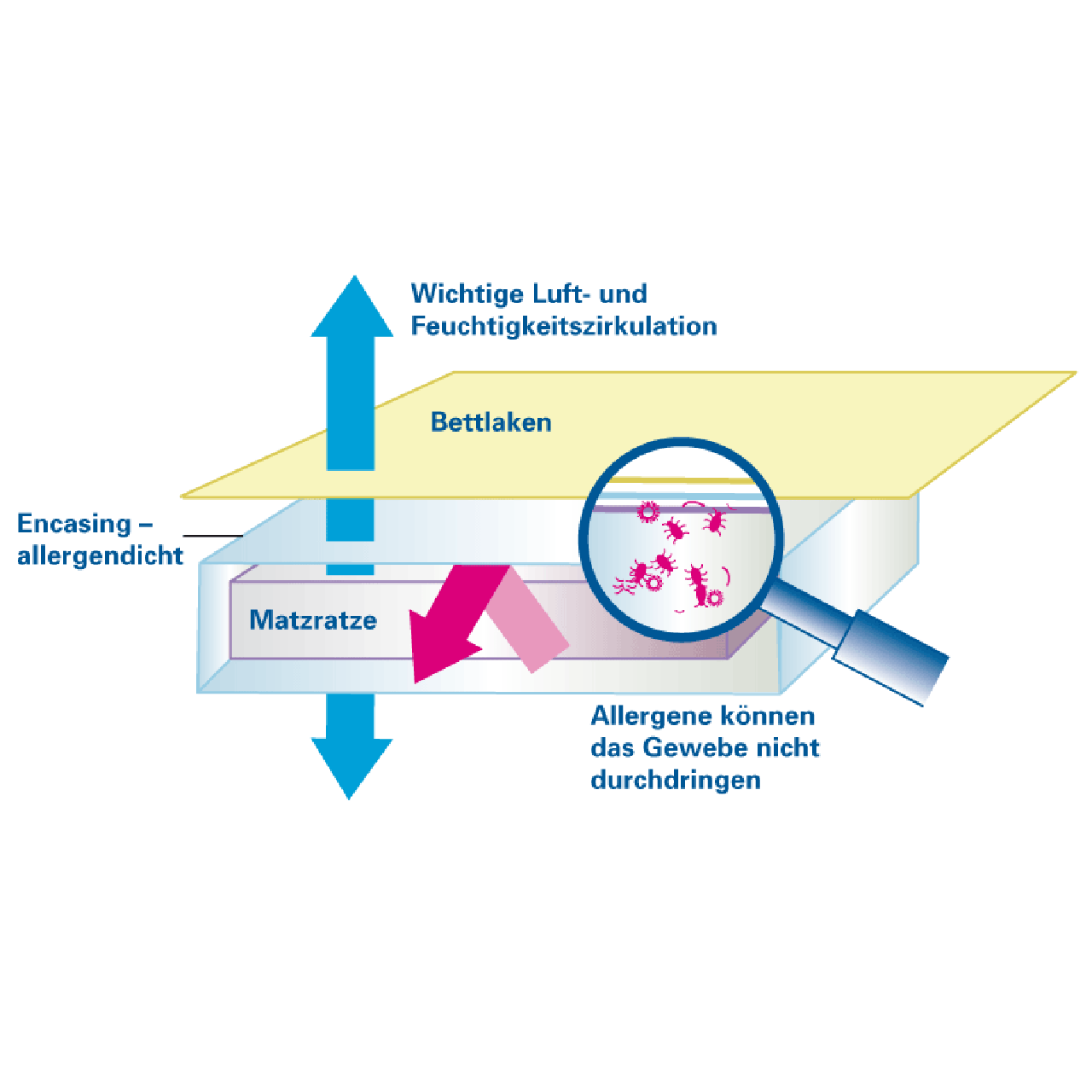 Softsan® Milbenschutz Reiselaken | Extraweich | für Allergiker