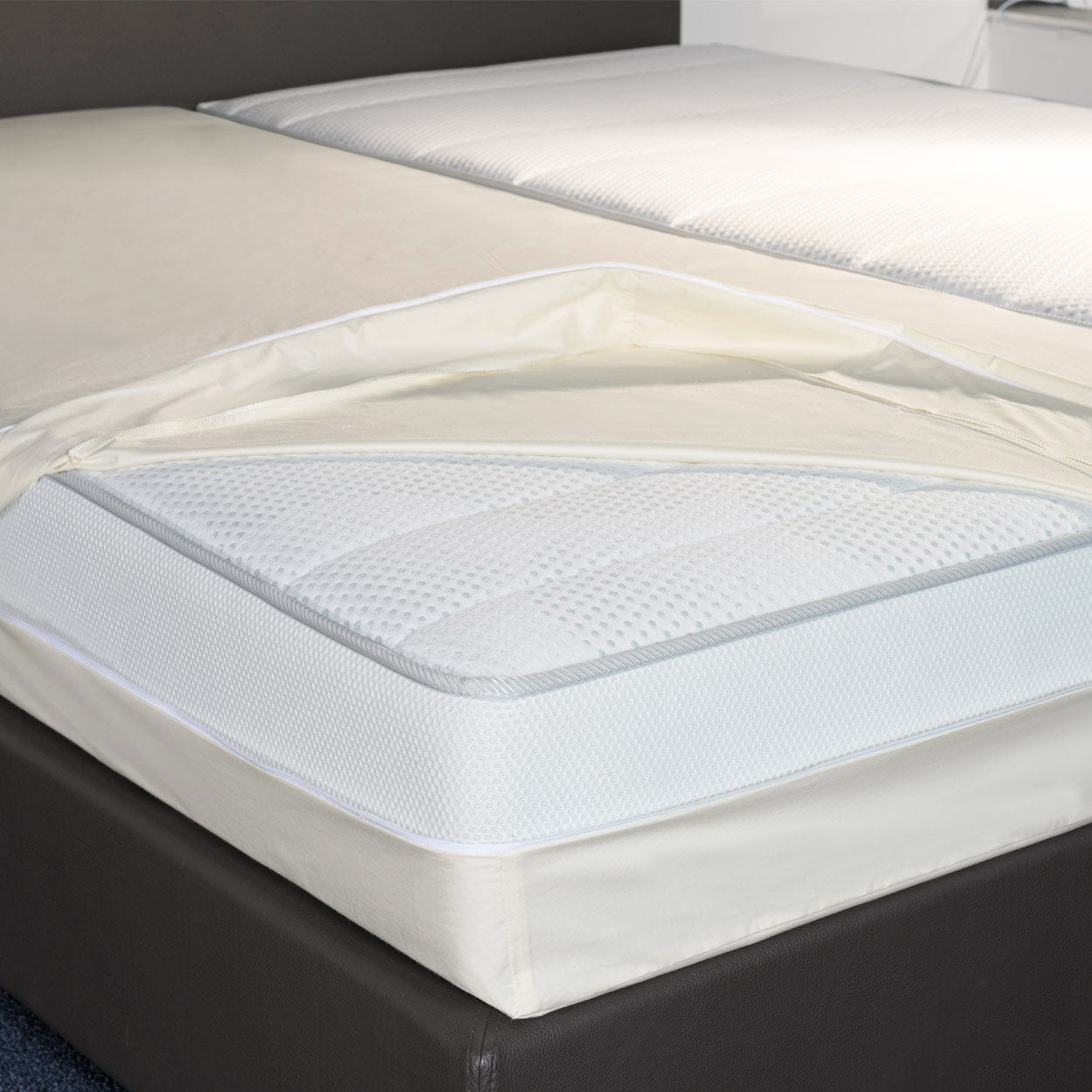 Softsan® Encasing für Matratzen aus Bio Baumwolle | Schutzbezug für Allergiker