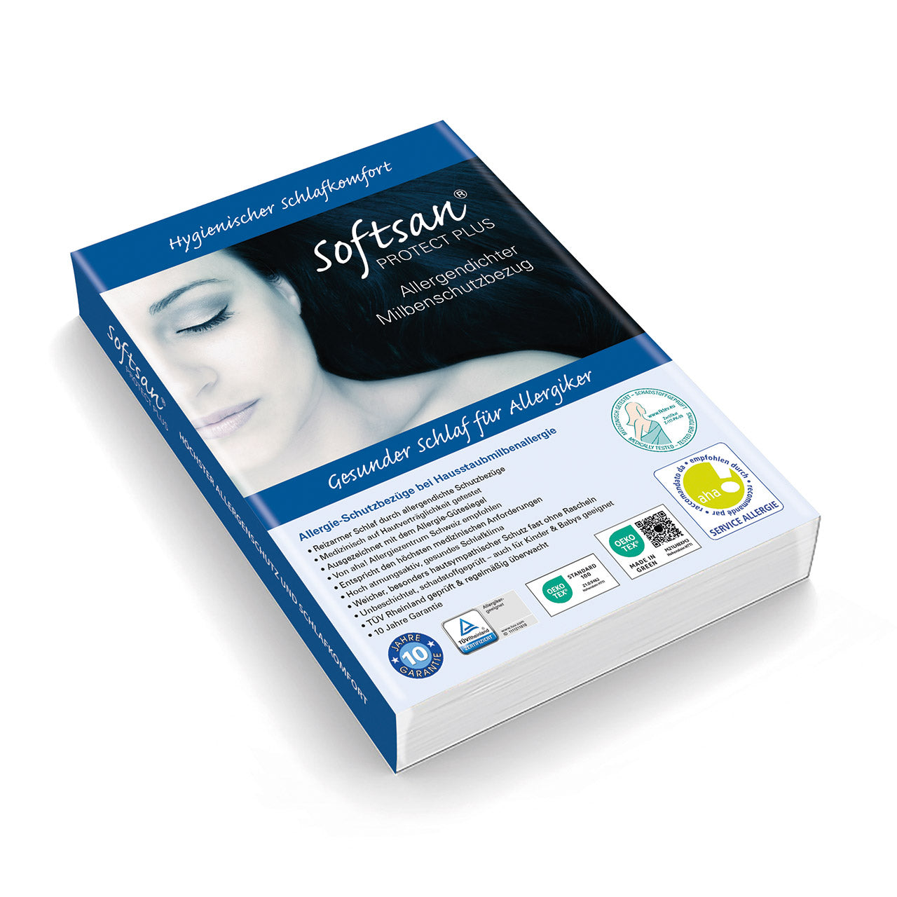 Softsan® Anti Milben Encasing für Kissen | Schutzbezug für Allergiker