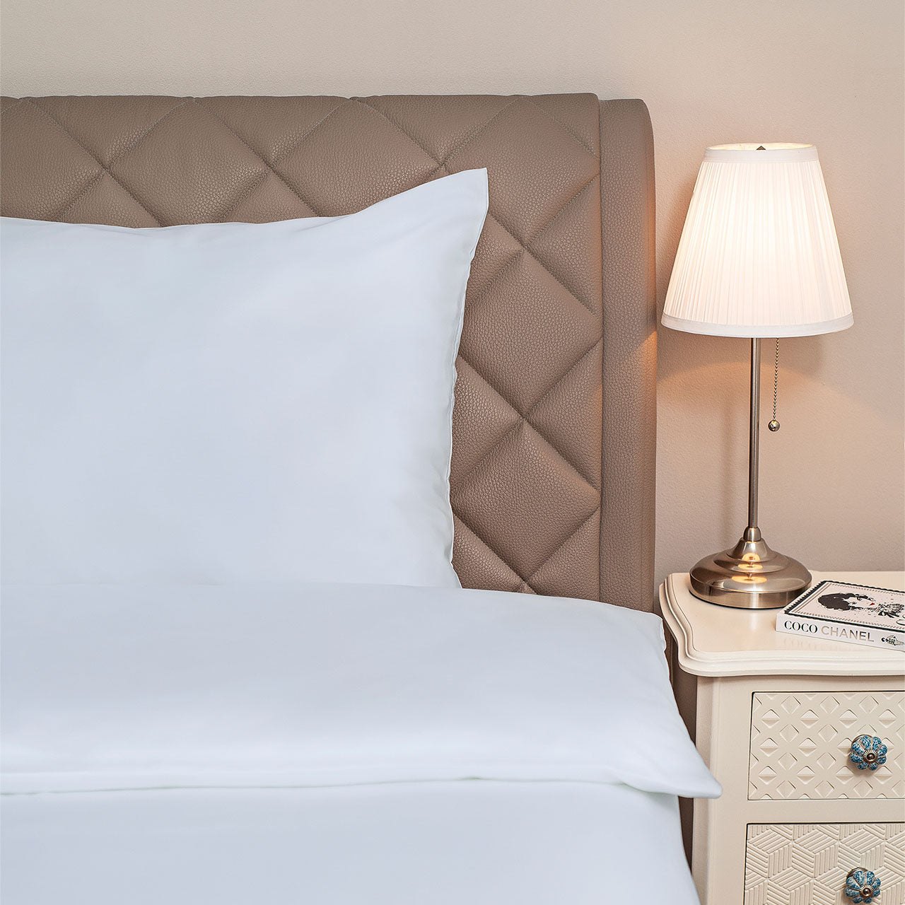 Hefel Classic Uni Kissenbezug aus TENCEL™ Edelsatin