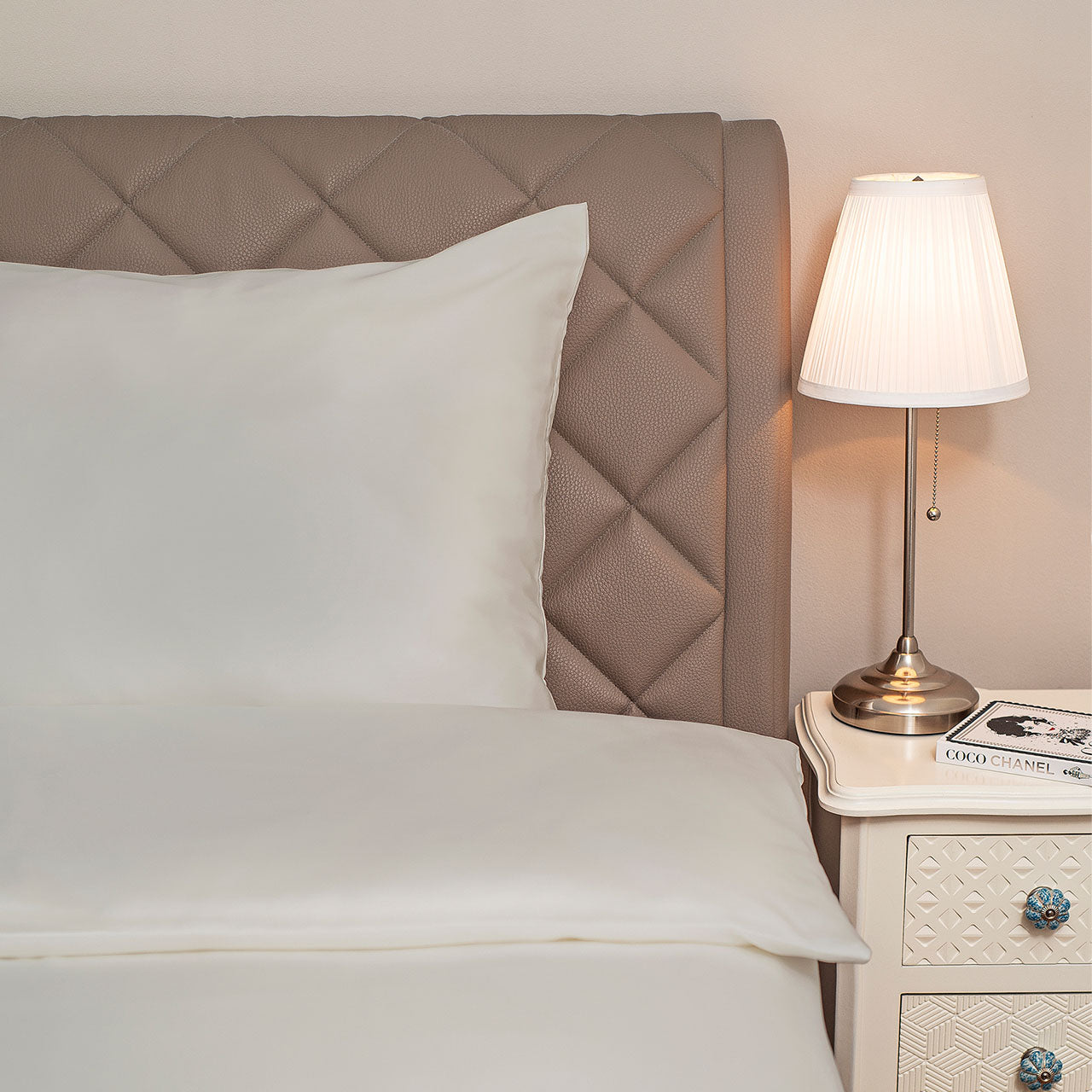 Hefel Classic Uni Kissenbezug aus TENCEL™ Edelsatin