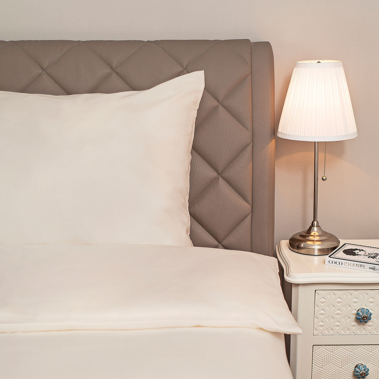 Hefel Classic Uni Kissenbezug aus TENCEL™ Edelsatin