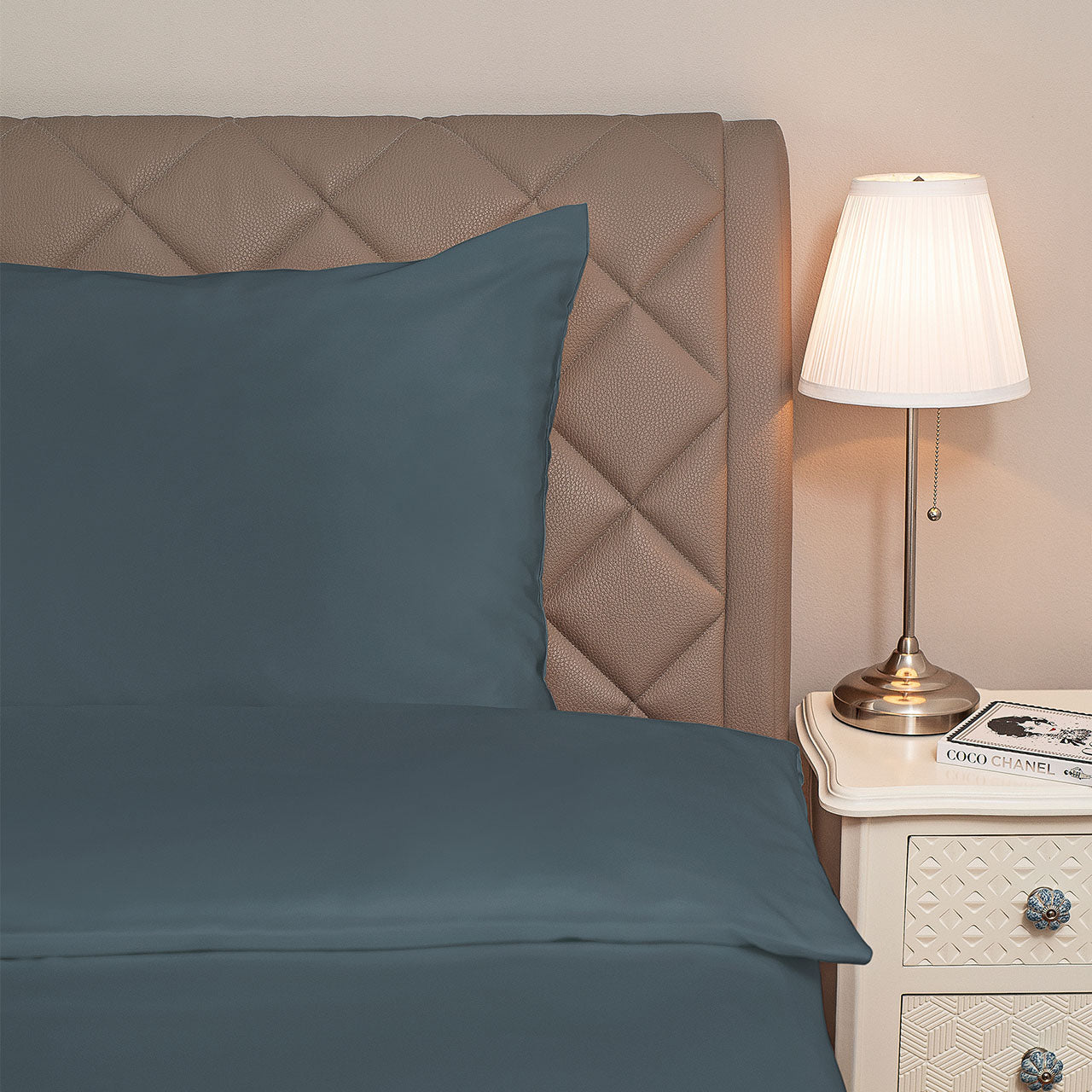 Hefel Classic Uni Kissenbezug aus TENCEL™ Edelsatin