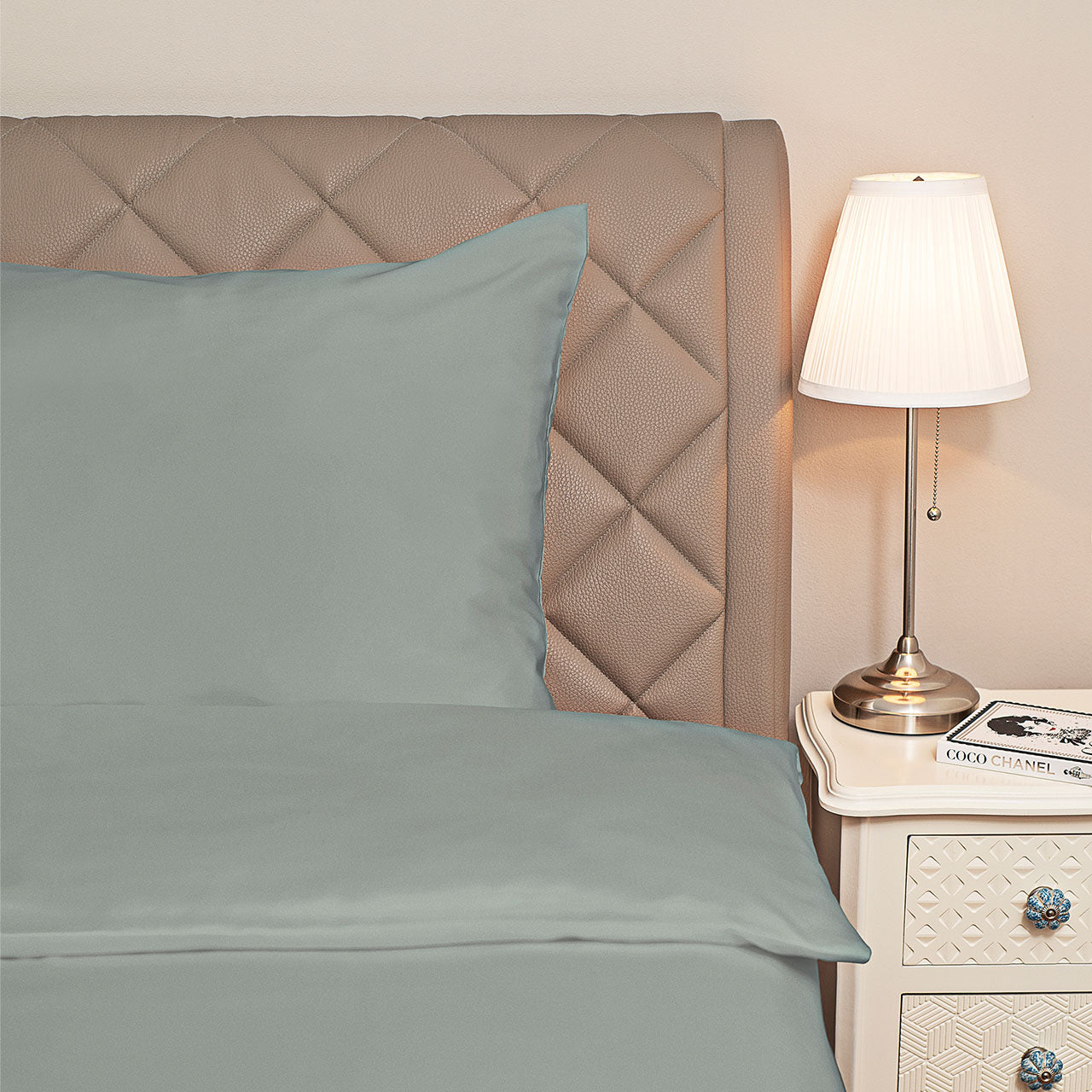 Hefel Classic Uni Kissenbezug aus TENCEL™ Edelsatin