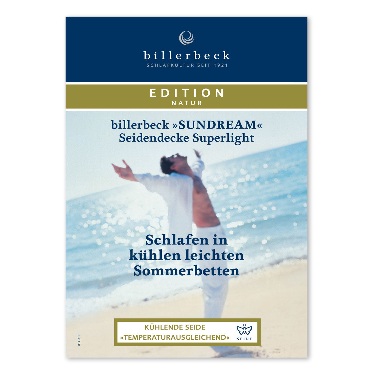Billerbeck Frühjahr/Sommer-Bettdecke mit Tussah-Seide-Füllung