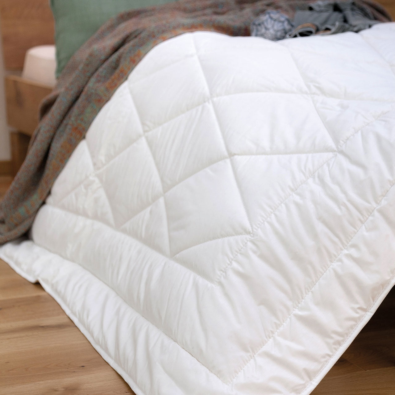 Billerbeck Cosicotton® Nature Uno Ganzjahres-Bettdecke mit Baumwolle-Füllung