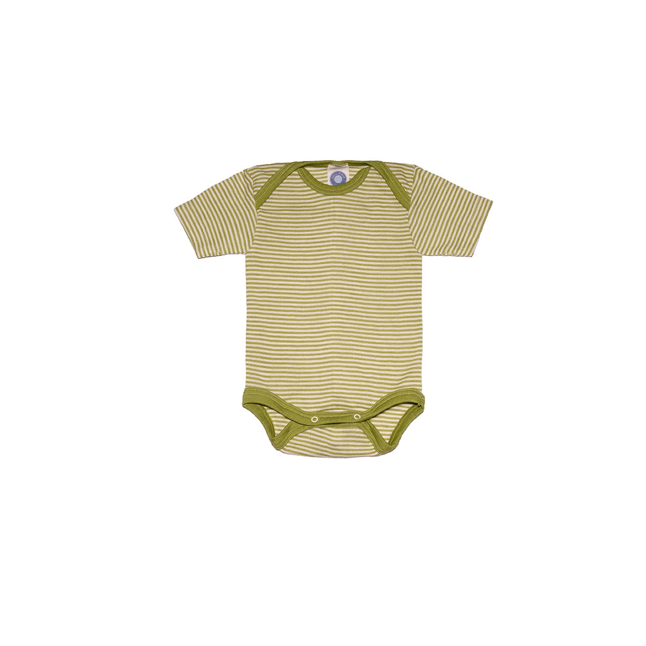Cosilana Baby Kurzarm-Body aus Bio Wolle / Seide