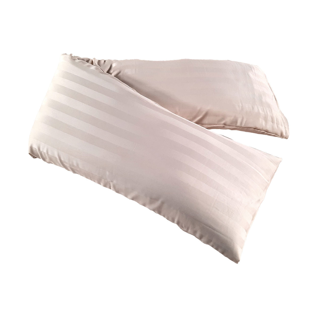 Speltex Kissenbezug für Seitenschläferkissen aus Bio Baumwolle, Satin, 150 x 35 cm