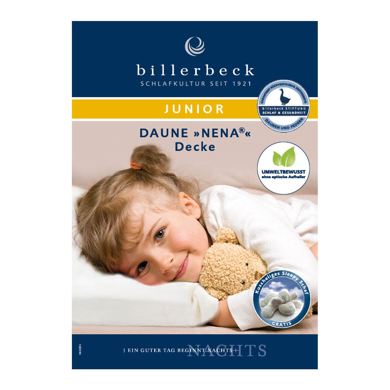 Billerbeck NENA® JUNIOR Mono Kinderdecke mit Gänsedaunenfüllung