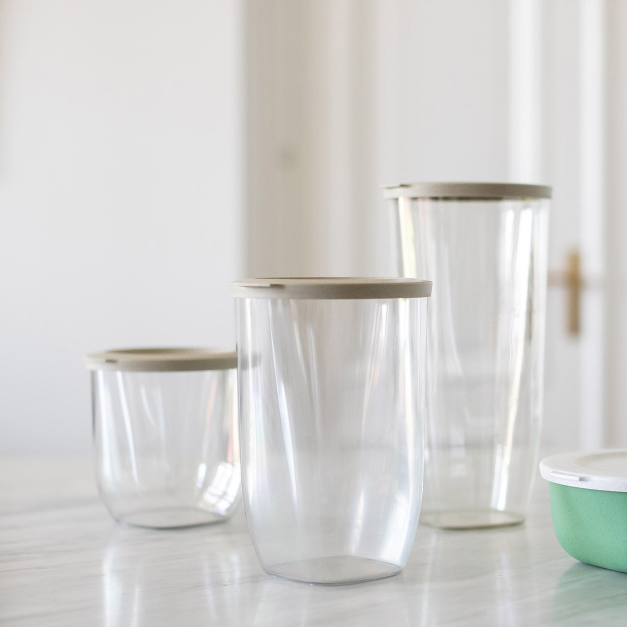 Koziol Connect Dry Storage Vorratsdose aus Bio Plastik