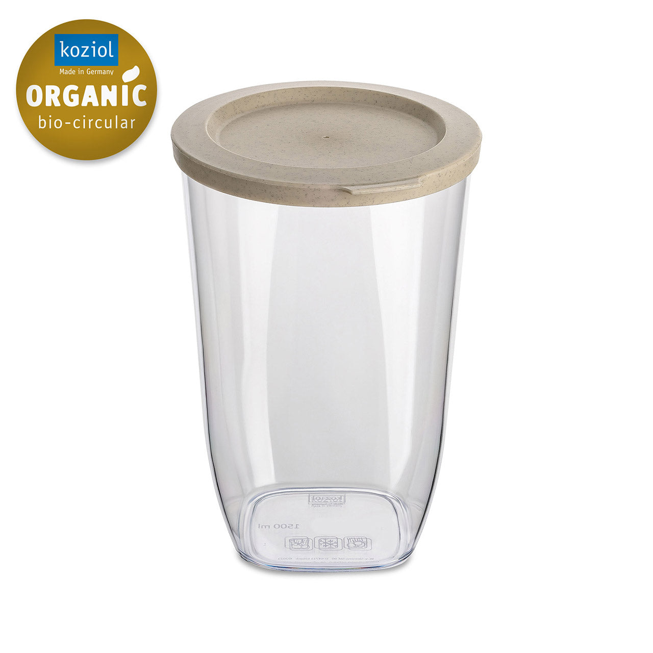 Koziol Connect Dry Storage Vorratsdose aus Bio Plastik