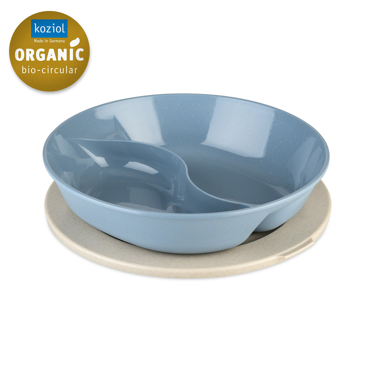 Koziol Connect Separee Menüteller mit Deckel aus Bio Plastik