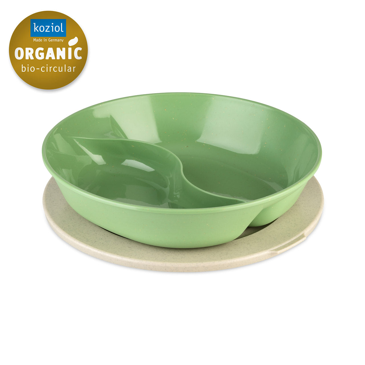Koziol Connect Separee Menüteller mit Deckel aus Bio Plastik