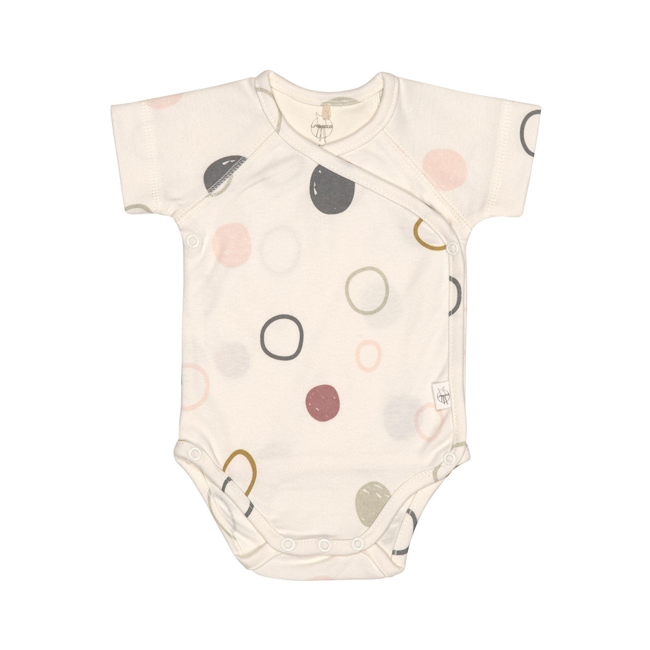 Lässig Cozy Colors Baby-Wickelbody Kurzarm aus Bio Baumwolle