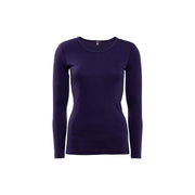 Living Crafts Bianca Damen-Langarmshirt aus Bio Wolle / Bio Baumwolle