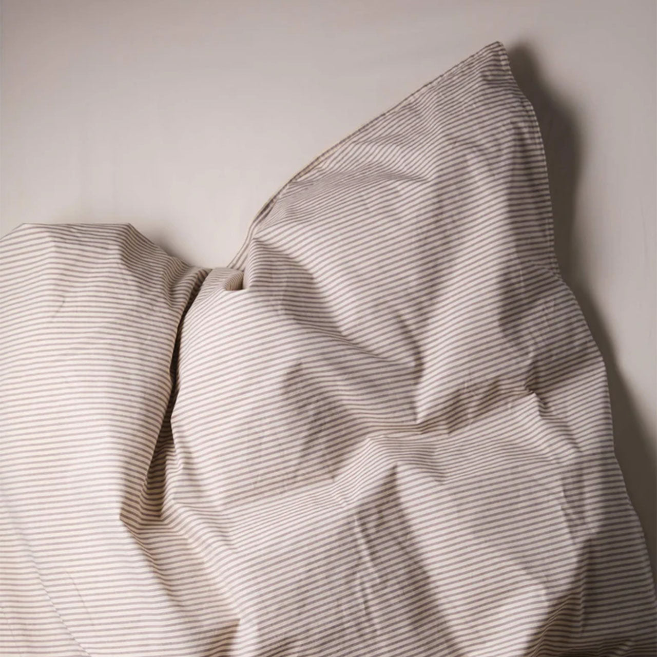 Suite702 Perkal Woven Stripe Bettdeckenbezug aus Bio Baumwolle