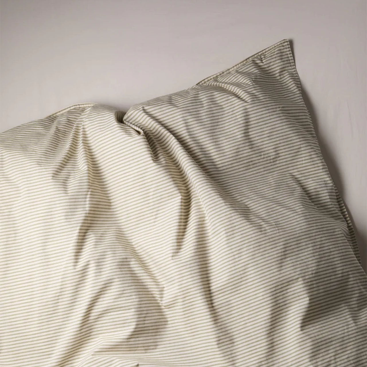 Suite702 Perkal Woven Stripe Bettdeckenbezug aus Bio Baumwolle