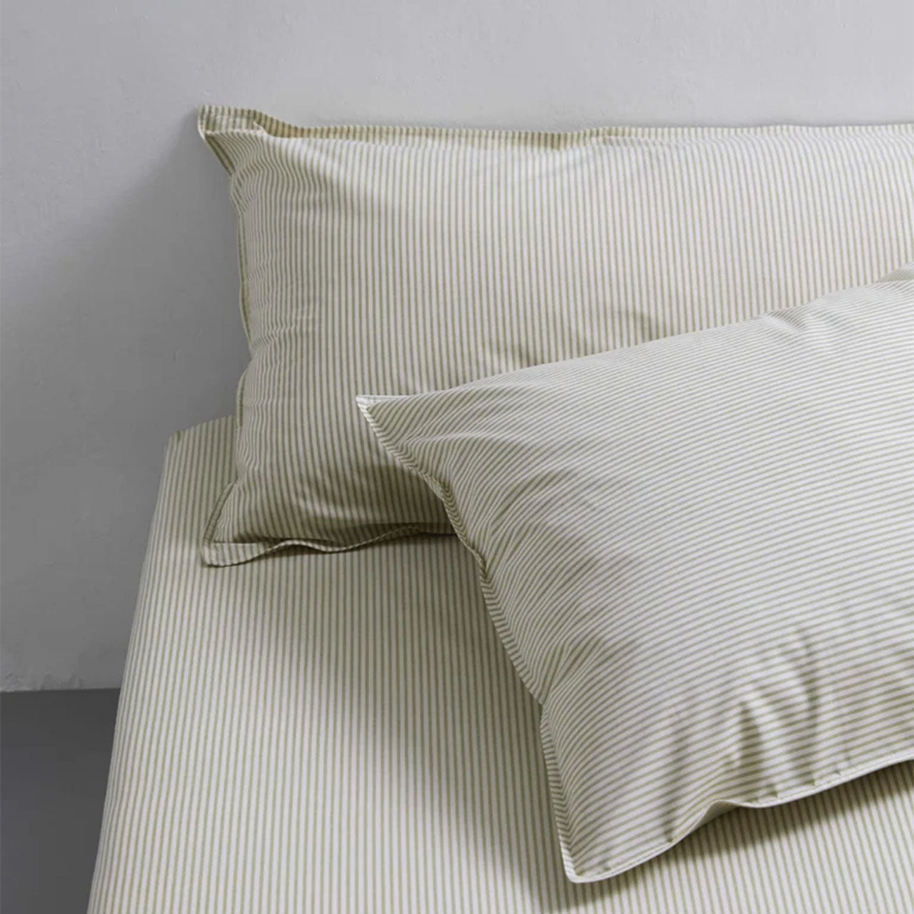 Suite702 Perkal Woven Stripe Kissenbezug aus Bio Baumwolle